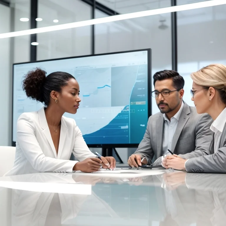 Laptop displaying AI tutorial interface